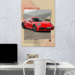 Luxury Sports Car Poster – Porsche 993 Speedster | Car Poster | Single Poster