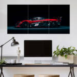 McLaren P1 GTR Racing Car Wall Poster | Car Poster | 3 Piece set Poster