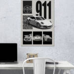 Porsche 911 Supercar Poster | Car Poster | Single Poster
