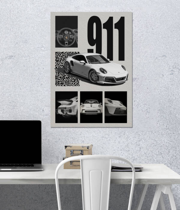 Porsche 911 Supercar Poster | Car Poster | Single Poster