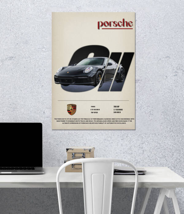 Porsche 911 GT3 Poster | Car Poster | Single Poster