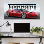 Ferrari Supercar Wall Poster | Car Poster | 3 Piece set Poster