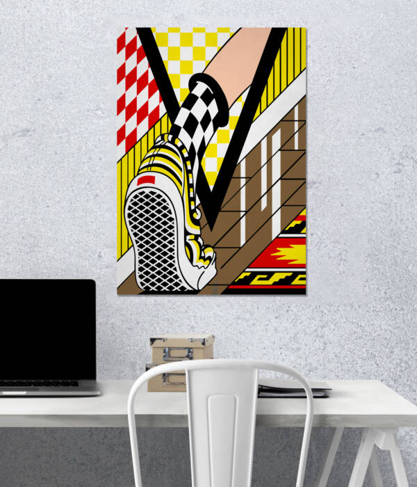 Pop Art Sneaker Street Wall Poster | Aesthetic Poster | Single Poster