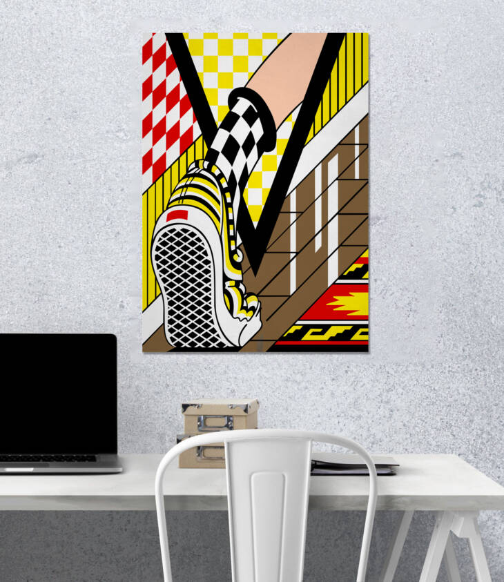 Pop Art Sneaker Street Wall Poster | Aesthetic Poster | Single Poster