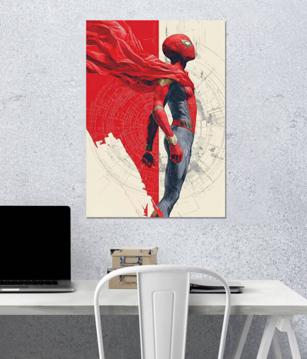 Spider-Man Poster – Superhero Heroic Pose Poster | Super Hero Poster | Single Poster