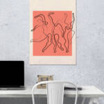 Abstract Dance Line Wall Poster | Aesthetic Poster | Single Poster