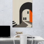Geometric Archway Wall Poster | Aesthetic Poster | Single Poster