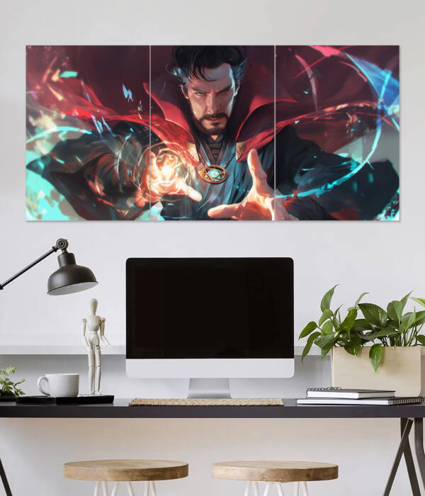 Doctor Strange Wall Poster | Super Hero Poster | 3 Piece set Poster