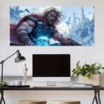 Thor Wall Art – Nordic God of Thunder Comic Wall Poster | Super Hero Poster | 3 Piece set Poster