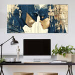Batman and Batwoman Wall Poster | Super Hero Poster | 3 Piece set Poster