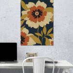 Vintage Floral Wall Poster | Retro Flower | Single Poster