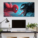 Spider-Man vs Venom - Epic Superhero Battle Wall Poster | Super Hero Poster | 3 Piece set Poster