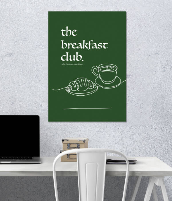 Breakfast Club Wall Poster | Aesthetic Poster | Single Poster
