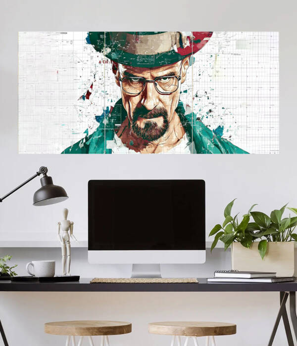 Breaking Bad Heisenberg Poster | Poster | 3 Piece set Poster