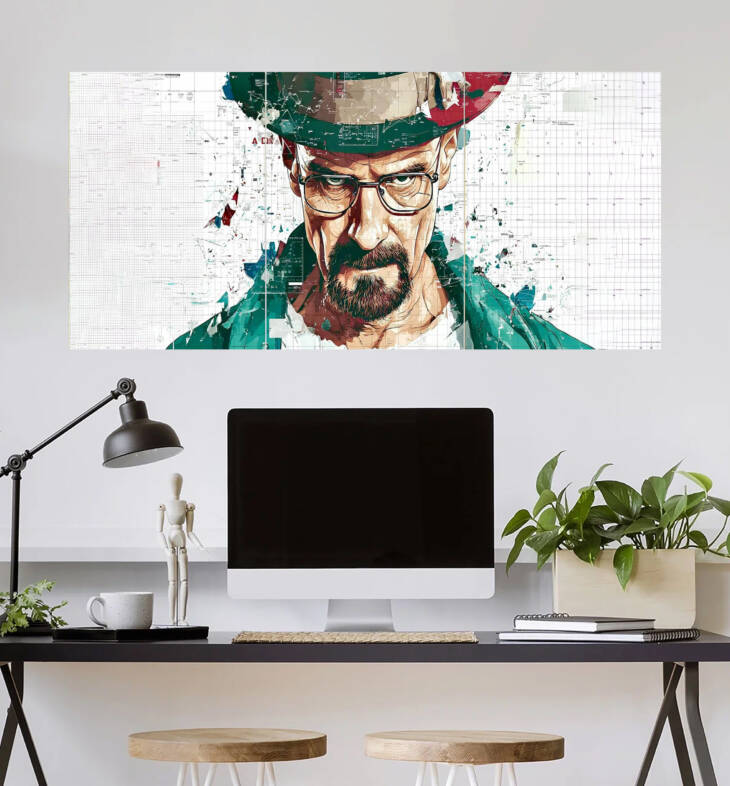 Breaking Bad Heisenberg Poster | Poster | 3 Piece set Poster
