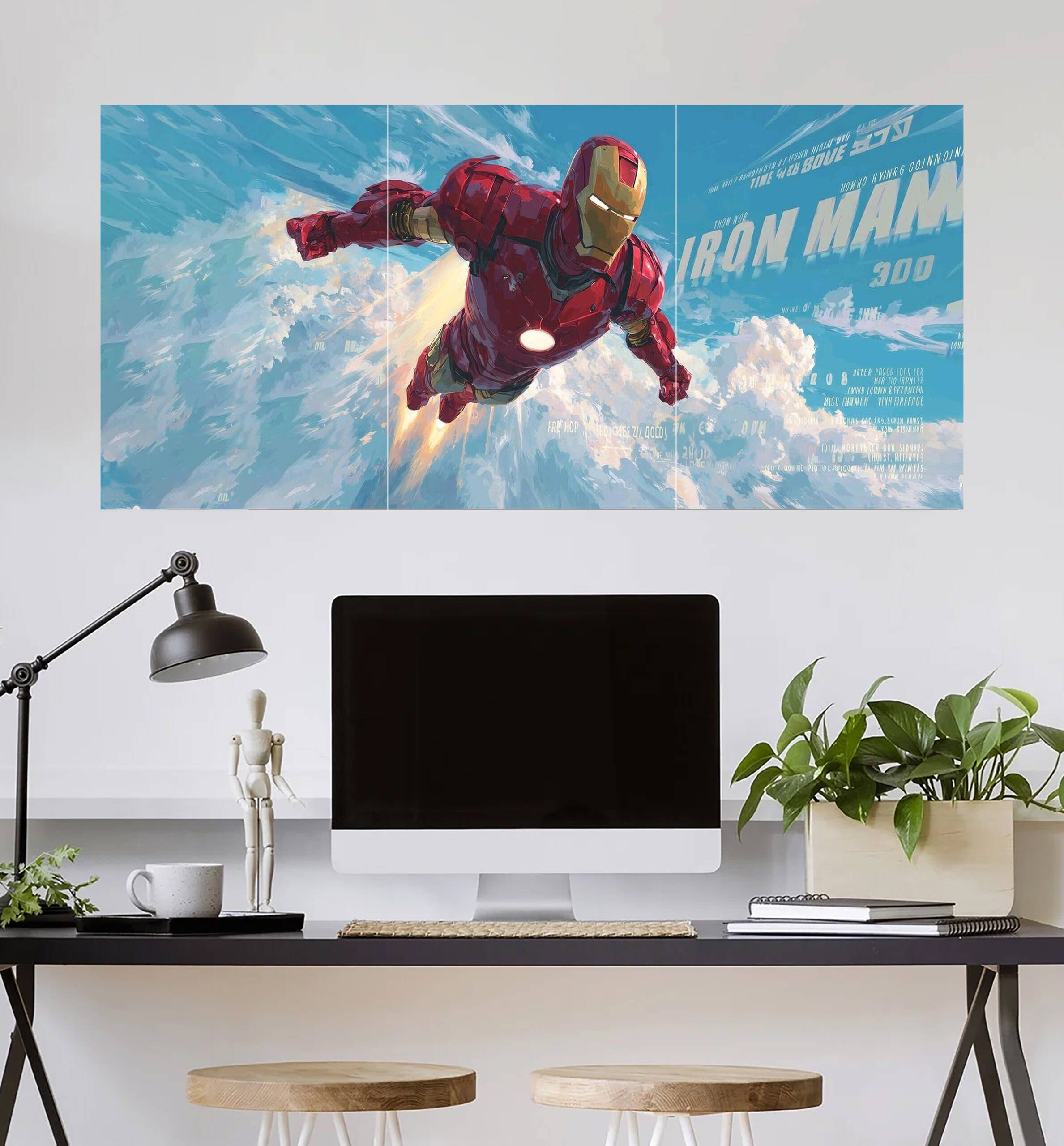 Legend of the Iron Guardian Wall Poster | Poster | 3 Piece set Poster