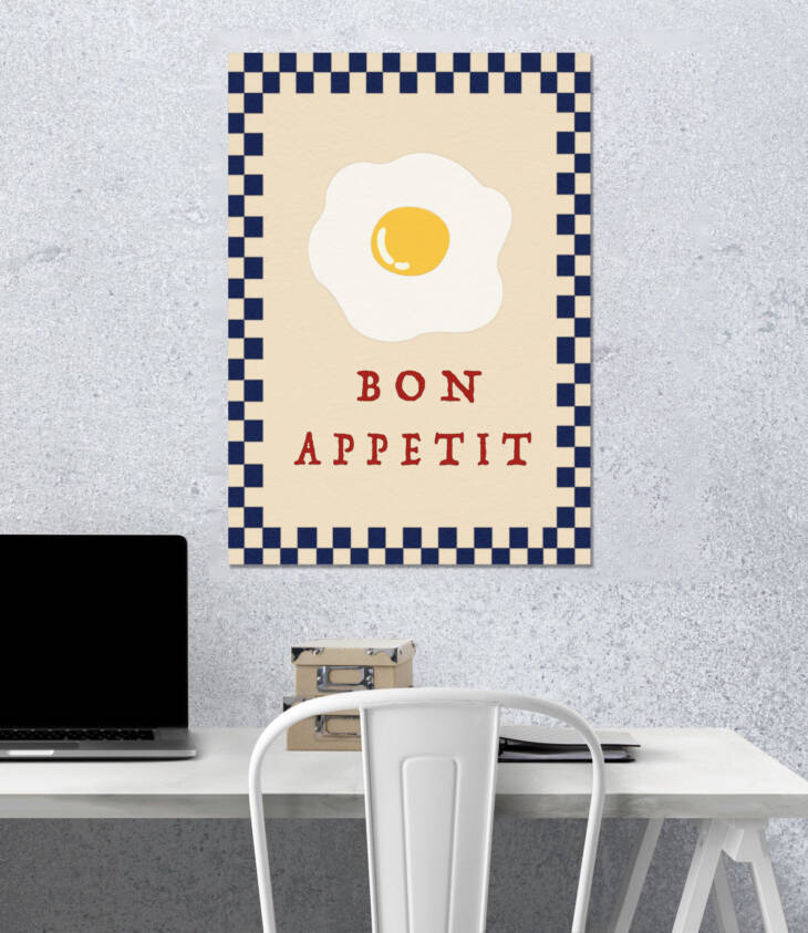 Bon Appetit Poster | Aesthetic Poster | Single Poster