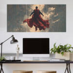 Superman Ascending Hero Poster | Super Hero Poster | 3 Piece set Poster