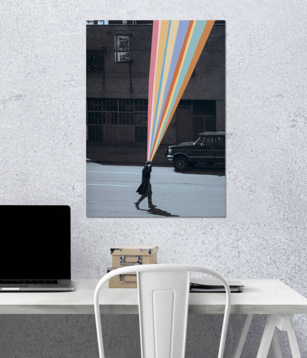 Surreal Street Wall Poster | Aesthetic Poster | Single Poster