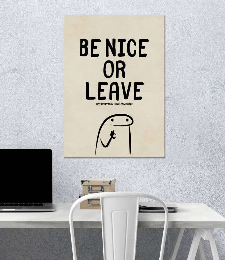 Funny Motivational Quote Wall Poster | Aesthetic Poster | Single Poster
