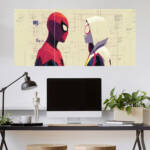 Spider-Man Meets Spider-Gwen Wall Poster | Super Hero Poster | 3 Piece set Poster