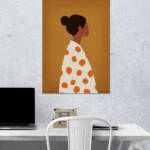 Modern Minimalist Woman Portrait Wall Poster | Aesthetic Poster | Single Poster