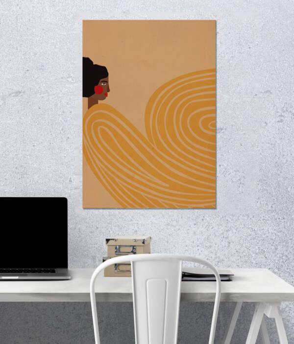 Abstract Female Portrait Wall Poster | Aesthetic Poster | Single Poster