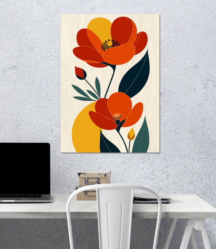 Floriva | Aesthetic Poster | Single Poster