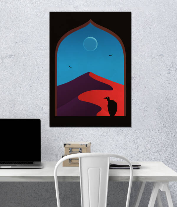 Sahara Night | Aesthetic Poster | Single Poster