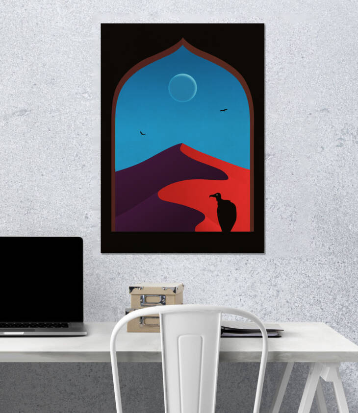 Sahara Night | Aesthetic Poster | Single Poster