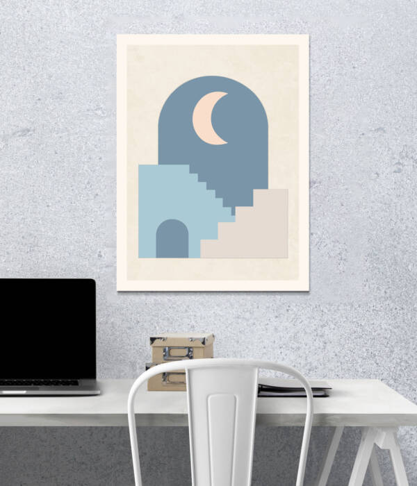 Moonsteps | Aesthetic Poster | Single Poster