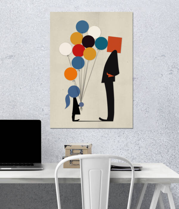 Ballooned | Aesthetic Poster | Single Poster