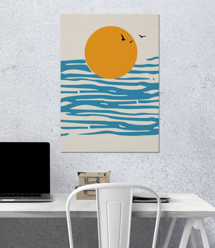 Ocean Glow | Aesthetic Poster | Single Poster