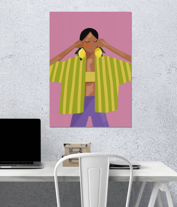 Lemon Vibes | Aesthetic Poster | Single Poster