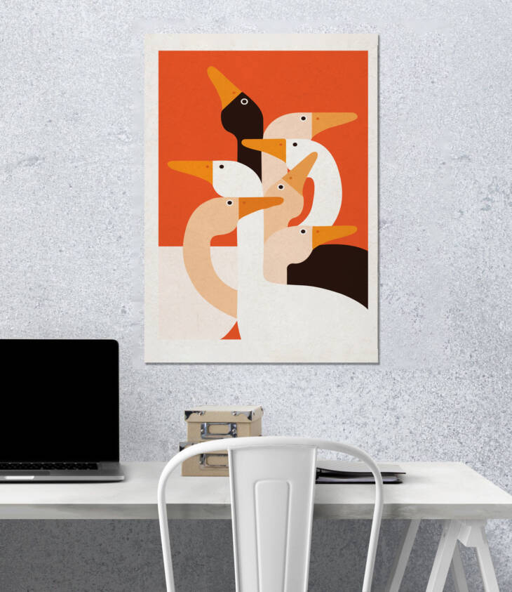 Flock | Aesthetic Poster | Single Poster