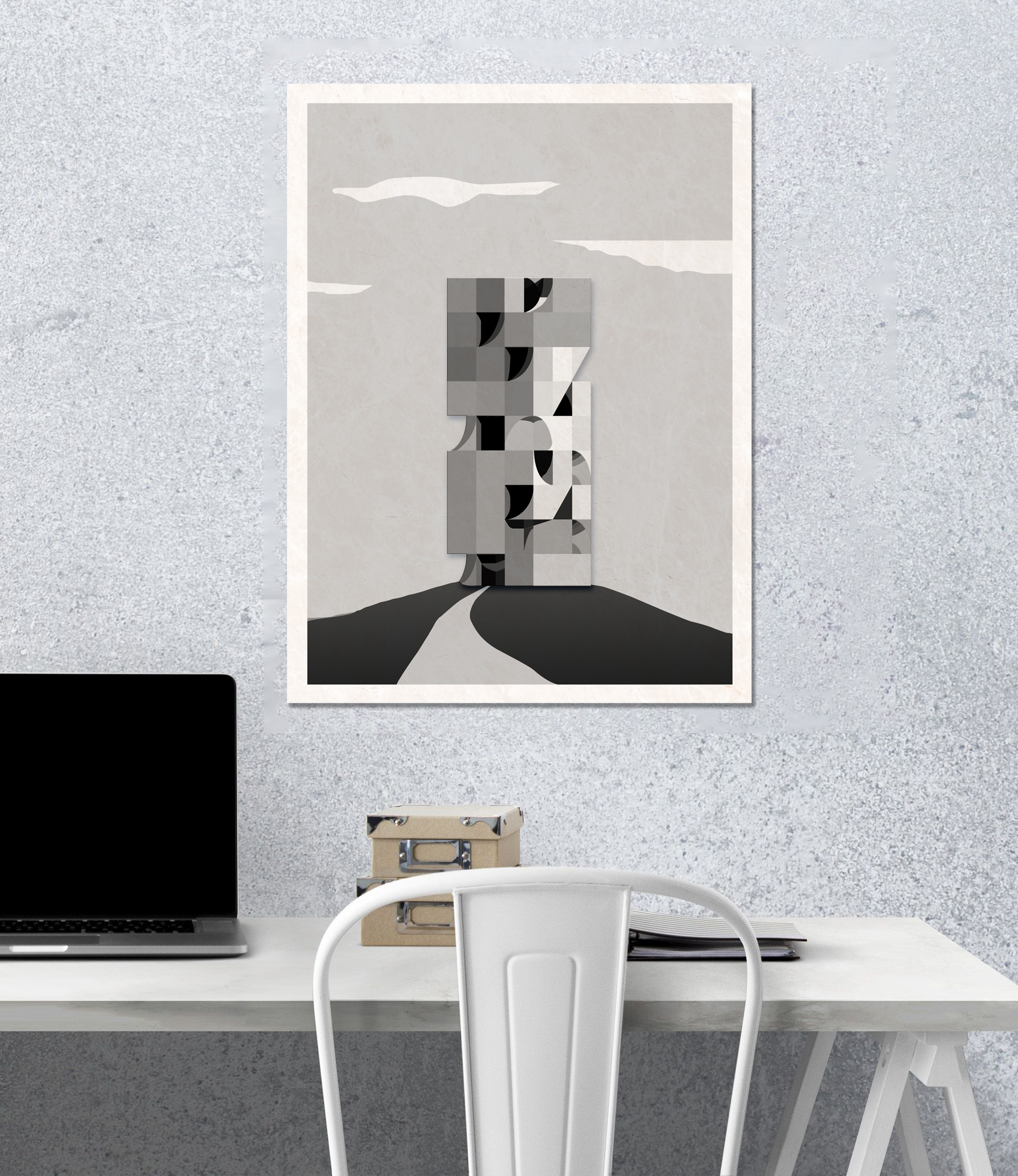 Mono Tower | Aesthetic Poster | Single Poster