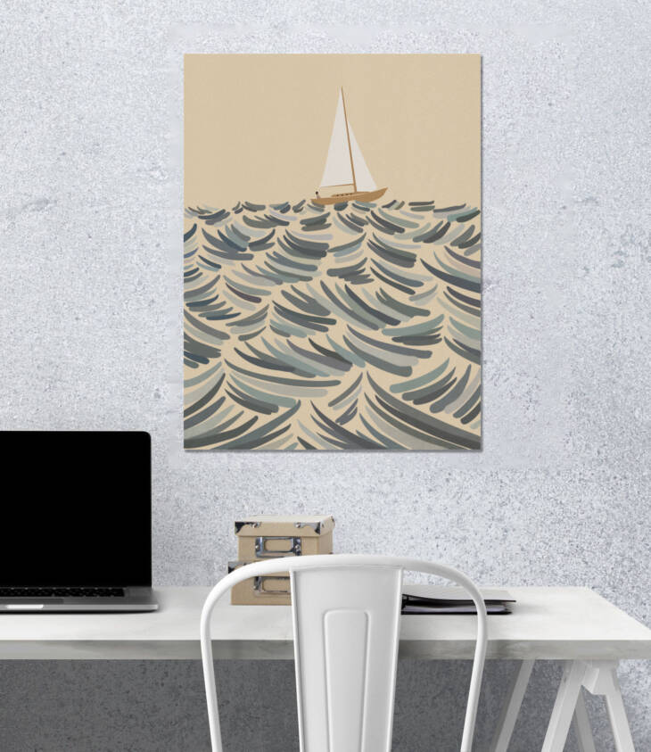 Ocean Drift | Aesthetic Poster | Single Poster