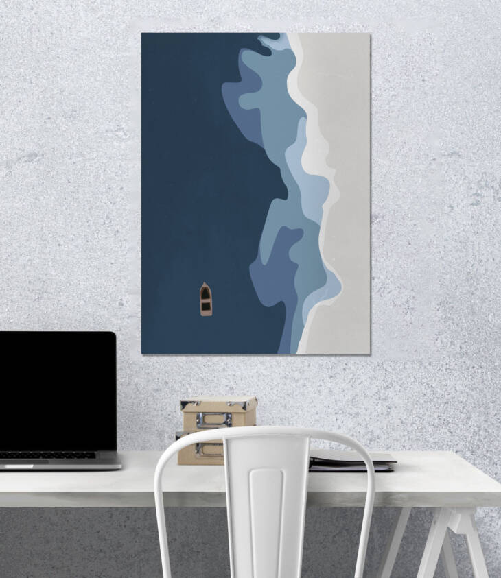 Ocean Edge | Aesthetic Poster | Single Poster