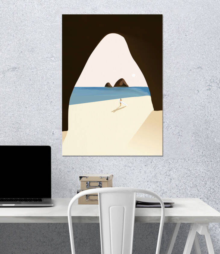 Seaside Arch | Aesthetic Poster | Single Poster