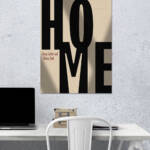 HOME - Chaos & Comfort | Aesthetic Poster | Single Poster