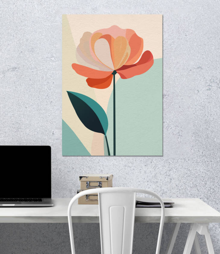 Blush Flower | Aesthetic Poster | Single Poster