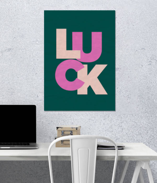The Luck Stack | Aesthetic Poster | Single Poster