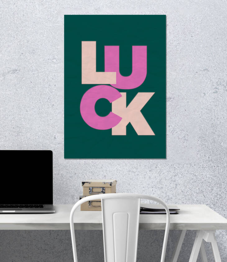 The Luck Stack | Aesthetic Poster | Single Poster