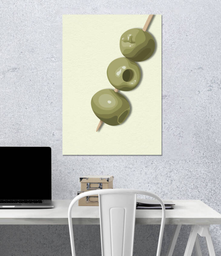 Pierced Greens | Aesthetic Poster | Single Poster