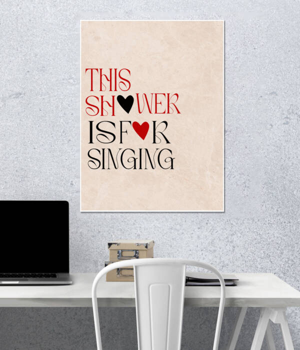 Sing Zone | Aesthetic Poster | Single Poster