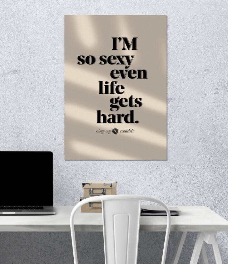 Hard Effect | Aesthetic Poster | Single Poster