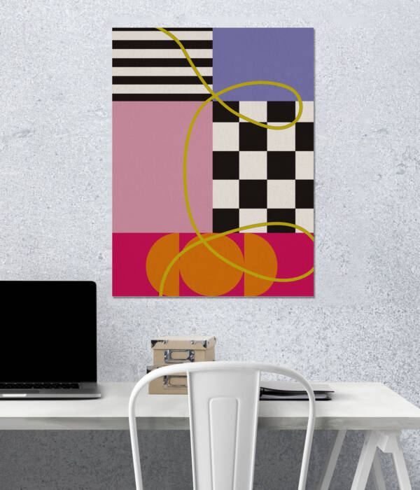 Retro Grid | Aesthetic Poster | Single Poster
