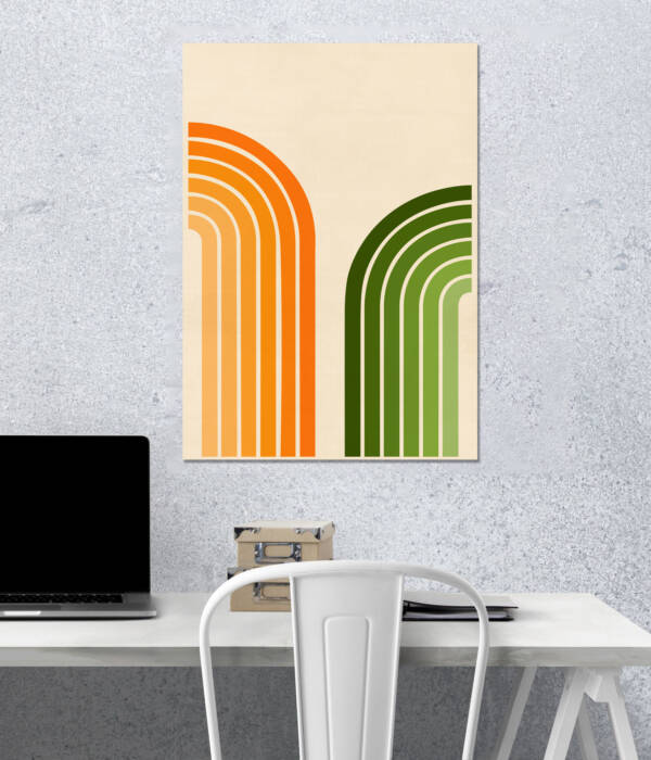 Twin Arcs | Aesthetic Poster | Single Poster