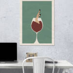 Sip & Dip | Aesthetic Poster | Single Poster