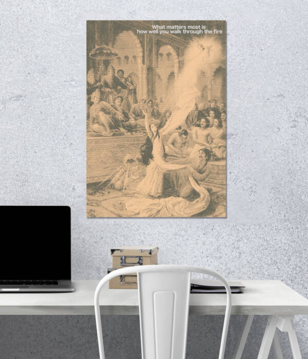 Epic Flames | Quotes Poster | Single Poster